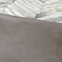 Handmade Cowhide Rug Diamond Patchwork Design - Beige, Caramel Tones - thumbnail 4