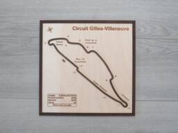 Gilles Villeneuve F1 Race Tracks, F1 Xmas Gift, Wall Decor, Present For Fan - thumbnail 1