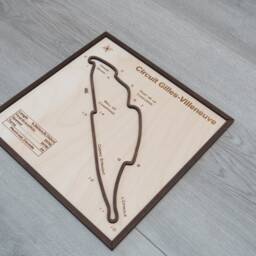 Gilles Villeneuve F1 Race Tracks, F1 Xmas Gift, Wall Decor, Present For Fan - thumbnail 2