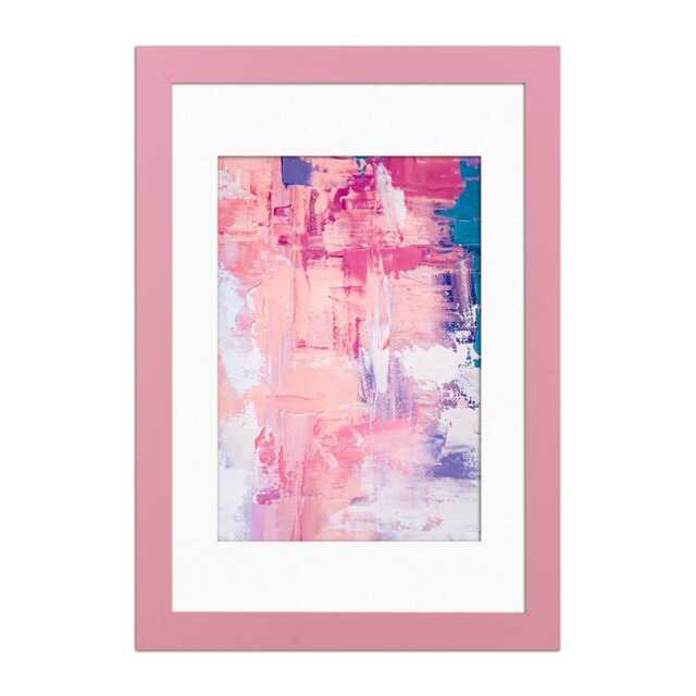 A4 A5 A1 A3 A2 Trendy Wall Art Picture Frames With Mount, Photo Frame Gift For Family, Modern Pink Best Friend - image 1