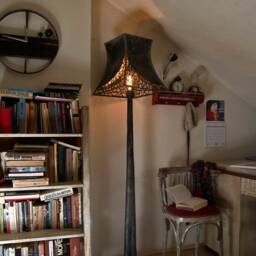 Metal Floor Lamp, Handmade Standing Lamp Industrial Design, Made By The Steel Style Things, 6Thanniversary - thumbnail 3