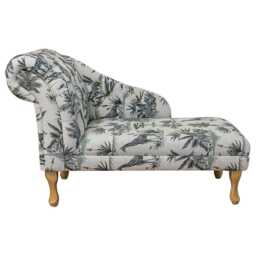 Safari Buttoned Chaise Longue - Animal Wildlife Indoor Sofa Lounger Handmade in Britain - thumbnail 3