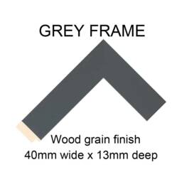 Multi Photo Picture Frame - Holds 9 6x4 Photos in A Dark Grey Wood Frame - thumbnail 3