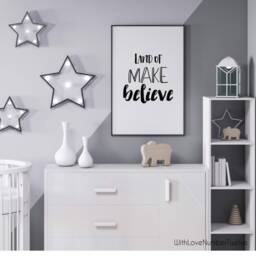 Land Of Make Believe - Wall Art Nursery/Playroom Print - thumbnail 2