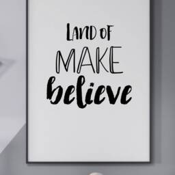 Land Of Make Believe - Wall Art Nursery/Playroom Print - thumbnail 3