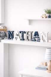 Personalised Wooden Name Sign For Kids Room - Custom Child Bedroom Door & Wall Letters Nursery Decor - thumbnail 1