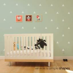Vinyl Wall Sticker Decal - Triangles - thumbnail 2