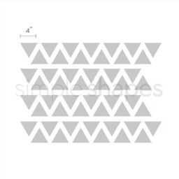 Vinyl Wall Sticker Decal - Triangles - thumbnail 3