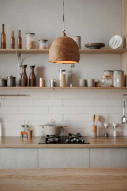 Hanging Light, Clay Pendant Lamp, Kitchen Islang Lighting, Ceiling New Home Gift For Her, Handmade Chandelier Light - image 1