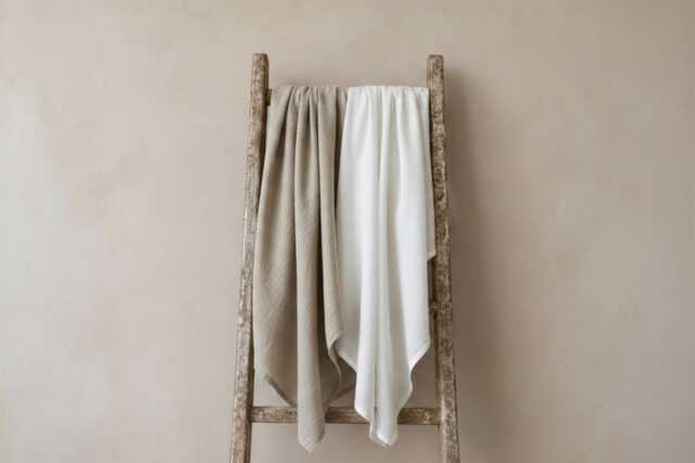 Linen Bath Sheet, Natural Lightweight Linen Beach Sauna Towel - image 1