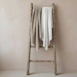 Linen Bath Sheet, Natural Lightweight Linen Beach Sauna Towel - thumbnail 4