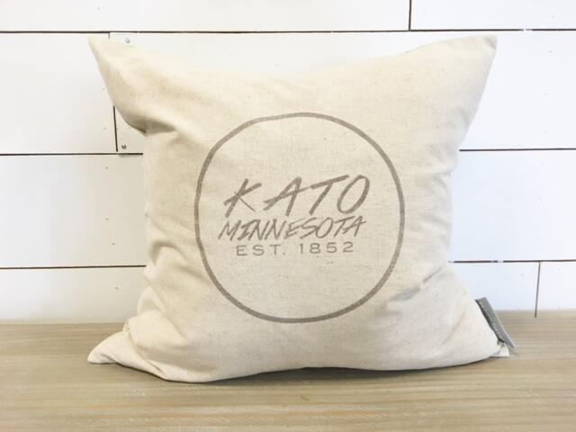 Personalized City Pillow Cover 18 X // Accent/Throw Gift Home Decor State Decor/