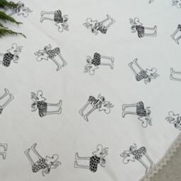 Christmas Woodland Moose Tree Skirt Decor Holiday Scandinavian Ornament Deer Swedish Gift - thumbnail 4