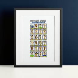 Bolton Wanderers Vol 2 - No Score Draws Wembley Edition A3 Print Of 24 Wonky Panini-style Doodles Of Bwfc's 2023 Efl Trophy-Winning Squad - thumbnail 3