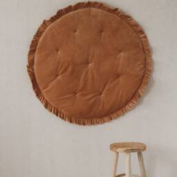 "Velvet Super Soft Mat With Frill ""Caramel" - thumbnail 3