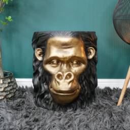 Bronzed Gold Monkey Side Table/Coffee - thumbnail 4