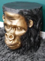 Bronzed Gold Monkey Side Table/Coffee - thumbnail 2