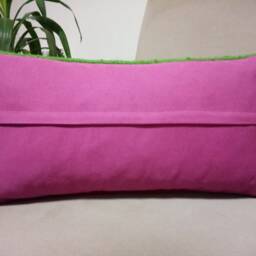 Multicolor Lumbar Pillow 12x24 Inches Striped Design Kilim Lumbar Pillow Cover Handmade Kilim Decorative Home Decor Rug - thumbnail 2