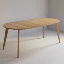 Expandable Black Oak Dining Table - Seats 6-10 Handcrafted in UK - thumbnail 4