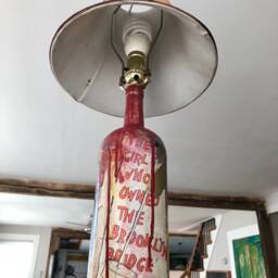 Vintage Era Art Bottle Lamp - thumbnail 2