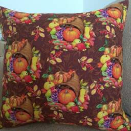 Large Cornucopia Print Pillow Covers 16 X - Set Of 2 - thumbnail 3