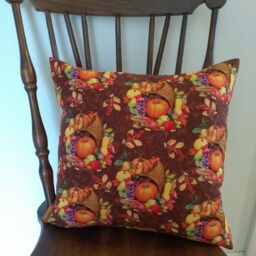 Large Cornucopia Print Pillow Covers 16 X - Set Of 2 - thumbnail 2