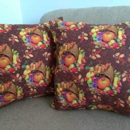 Large Cornucopia Print Pillow Covers 16 X - Set Of 2 - thumbnail 4