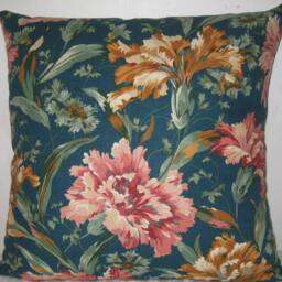 "Floral Pattern Decorative Pillow Cover-24""x24" - thumbnail 2