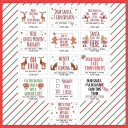 Personalised Christmas Themed Pillow Case With 13 Different Design Option For A Fun Xmas Decoration Any Name Text Unique Keepsake Gift - thumbnail 2