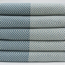 Turkish Blanket, Bed Cover, Teal Color Blanket, Turkish Bedspread, Beach Throw, Sofa Cover, Handmade Blanket, 75x91, Turkish Towel, B3-Dreamb - thumbnail 3