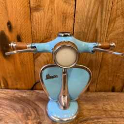 Turquoise Vespo Style Scooter Table Lamp Limited Edition - thumbnail 3