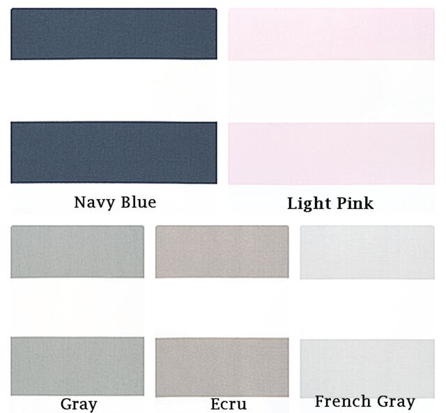 stripe Pillow Cover Zipper Closure Cabana Covers Euro Shams Throw Lumbar Navy Blue Light Pink French Gray Taupe Ecru - image 1