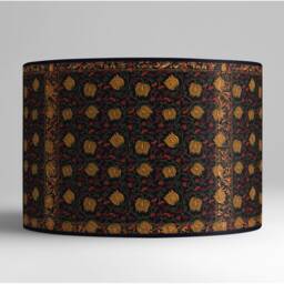 Lampshade, Lampshade Retro, Vintage, Handmade, Table Lamp, Paper, Vintage Flowers - thumbnail 1