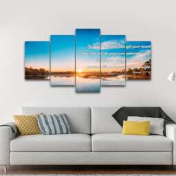 Proverbs 35-6 #10 Niv Trust in The Lord Bible Verse Canvas - Christian Scripture Religious Wall Art Home Decor Paintings - thumbnail 2