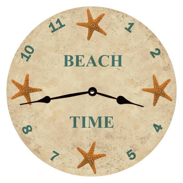 Personalized Starfish Clock - image 1