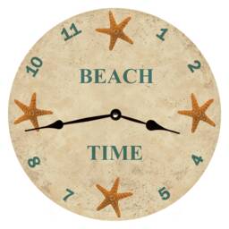 Personalized Starfish Clock - thumbnail 1