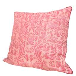 Throw Pillow Cushion Cover Fortuny Fabric Red Museum Texture Sevres Pattern - Made in Italy - thumbnail 4