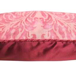 Throw Pillow Cushion Cover Fortuny Fabric Red Museum Texture Sevres Pattern - Made in Italy - thumbnail 2
