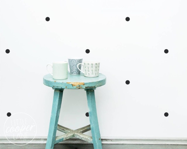 Polka Dots 2.5cm - Vinyl Wall Decals 1 Inch Confetti Spots Round Circles Stickers Peel & Stick Boys Girls Baby Nursery D??cor - image 1