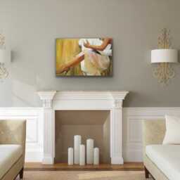 Tango Art Print, Dancing Legs Painting, Passionate Ballroom Dance - thumbnail 2