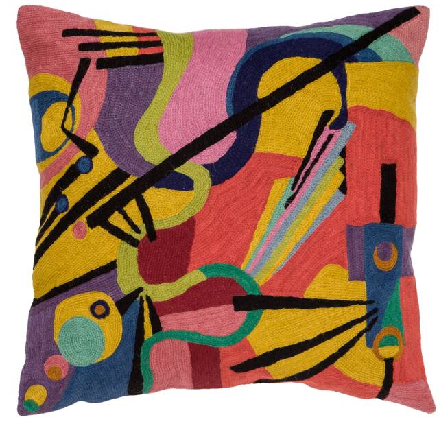 Zaida Kandinsky Inspiration Cushion Pillow 20 - image 1