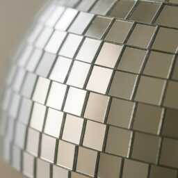 Disco Mushroom Decor - 70S Retro Mirror Tile Accent - thumbnail 2