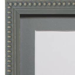 Distressed Grey Wood Photo Frame With Dark Mount - thumbnail 2