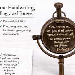 Personalized Desk Clock - Ideal 8Th, 25Th & 50Th Anniversary Wedding Gift Corporate Gifts - thumbnail 2