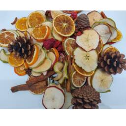 Dried Fruit, Natural Fruit Christmas Decoration, Orange & Apple Slices Wreath Making - 200G Bag