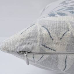 Laura Ashley Silver Cushion Handmade in Greendale Fabric On Both Sides - thumbnail 2