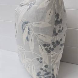 Laura Ashley Silver Cushion Handmade in Greendale Fabric On Both Sides - thumbnail 3
