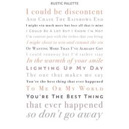 You're The Best Thing By Style Council Song Lyrics Print Gift - thumbnail 2