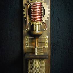 steampunk Wall Lamp. This Is A Pre-Order For Manufacturing - thumbnail 4