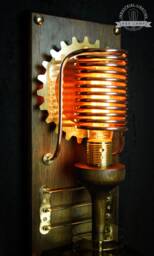 steampunk Wall Lamp. This Is A Pre-Order For Manufacturing